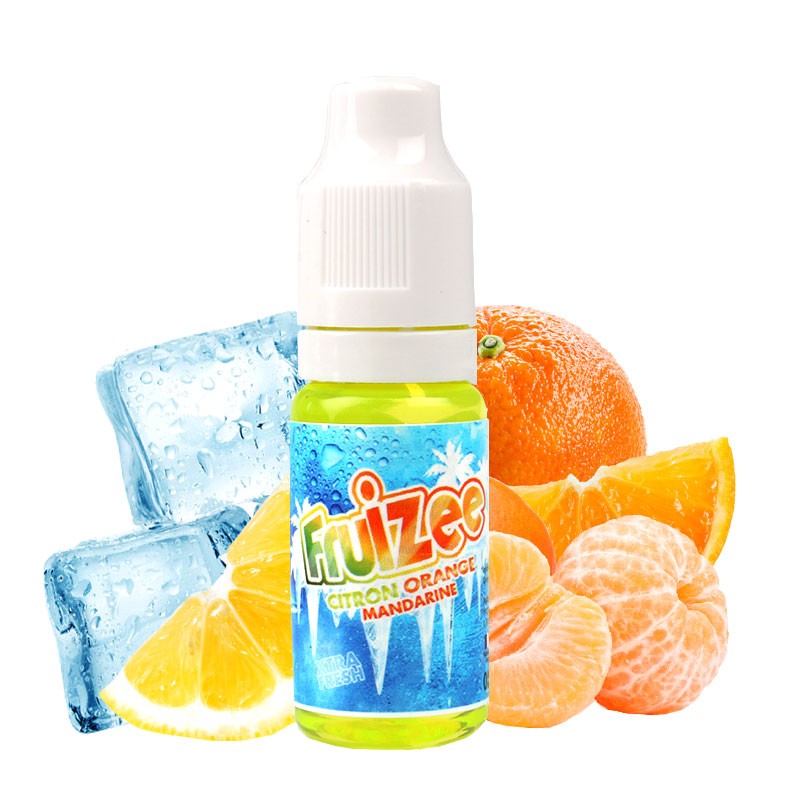 Un e-liquide pour cigarette électronique à l'orange