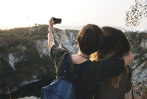 Un selfie pendant un tour du monde à deux